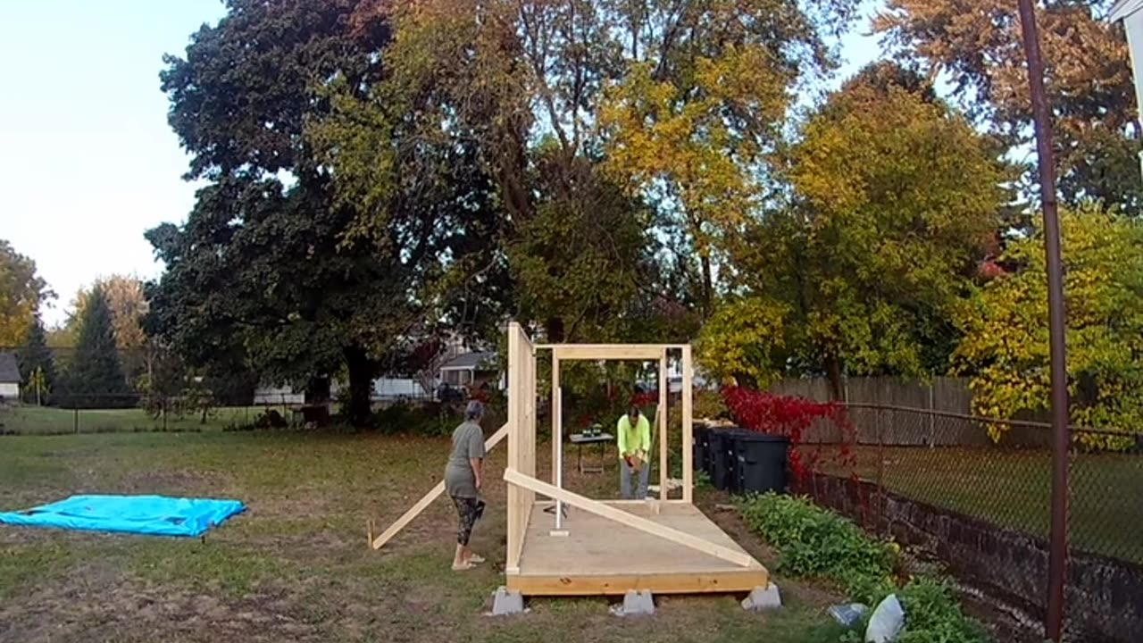 Let's build a shed... From the bottom to the top.