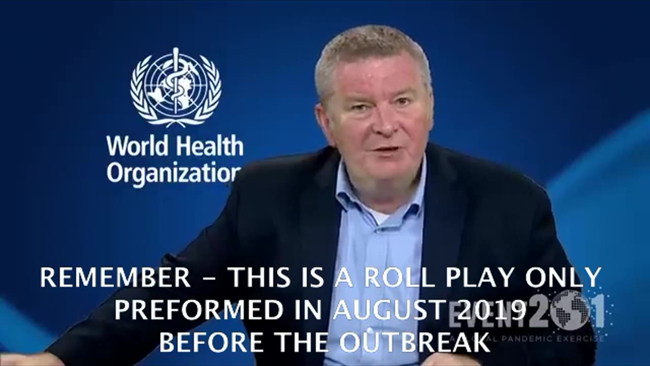 THE ROLL PLAY OF THE THE PLANDEMIC - EVENT 201 FULL VIDEO 18th OCTOBER 2019