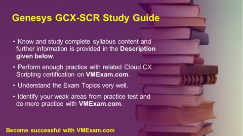 GCX-SCR | Genesys Cloud CX Scripting Certification | Get Useful Questions