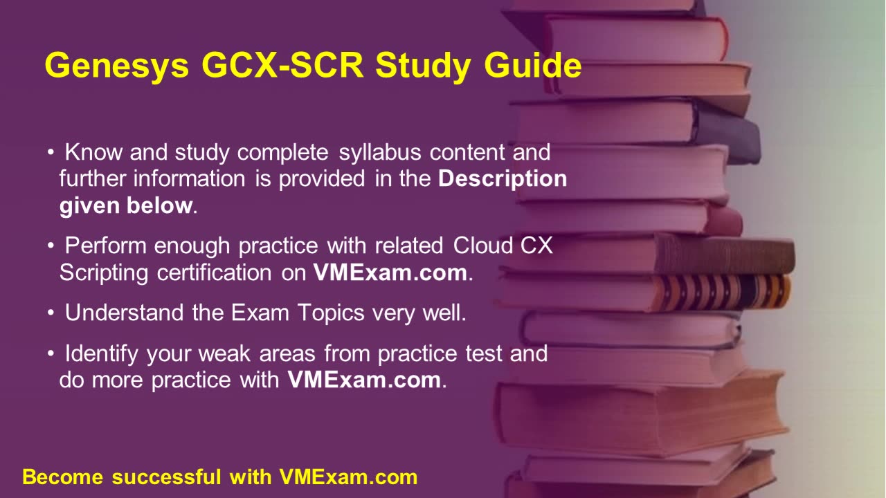 GCX-SCR | Genesys Cloud CX Scripting Certification | Get Useful Questions