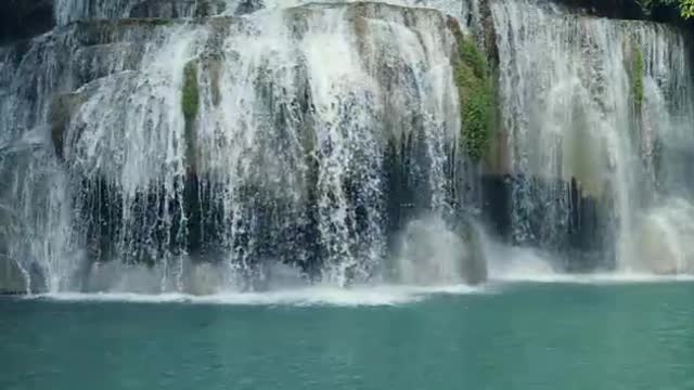 Beautiful Waterfall at Forest Video #4