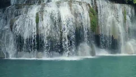 Beautiful Waterfall at Forest Video #4