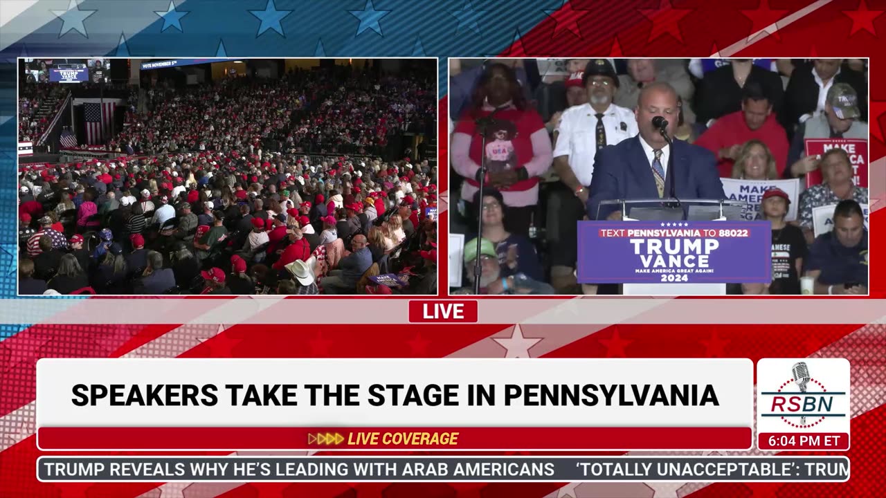 FULL SPEECH: Ted Christian Delivers Remarks in Allentown, PA - 10/29/24