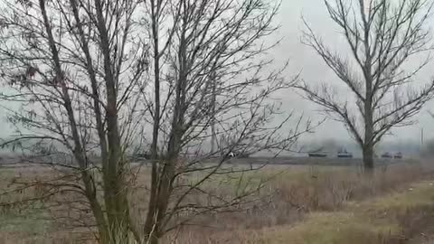 Convoy of the DPR Armed Forces heading to Mariupol