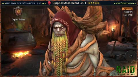 Raid Shadow Legends - Gurptuk Moss-Beard - Classic Skin