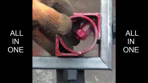 Welder Right Angle Clamp Making