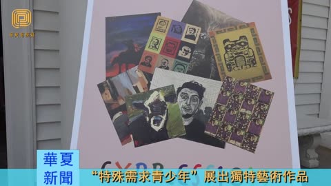 第三世多杰羌佛文化艺术馆：“特殊需求青少年”展出独特艺术作品（华夏电视台）