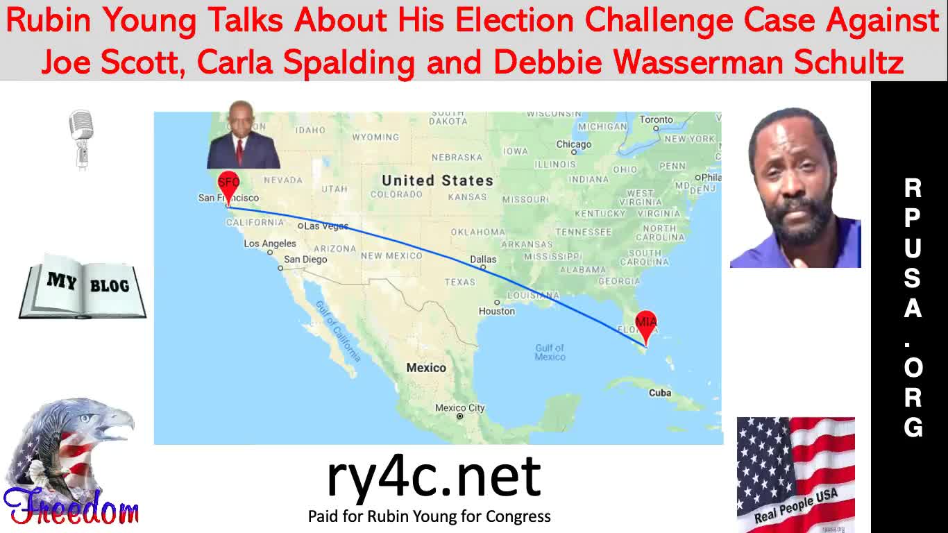 Rubin Young Speaks to 4 Million Californians About Broward County Election Contest Challenge