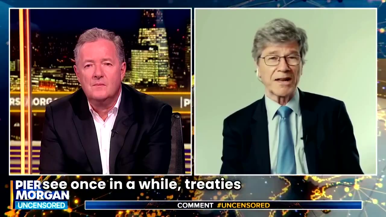 Professor Jeffrey Sachs And Piers Morgan Discuss NATO Expansion