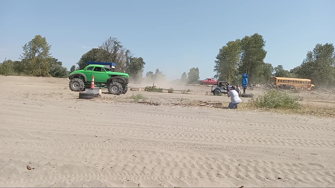 Woodland, Sand Drags with Ron Pelz in 40' Coup