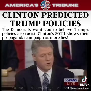 Bill Clinton Sounds Exactly Like Trump on Border Security