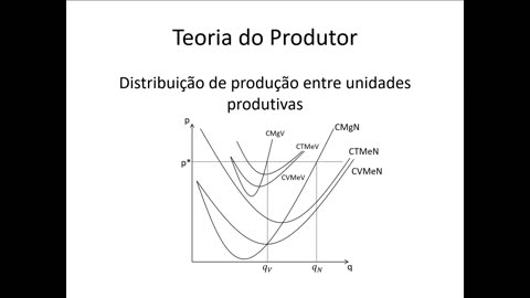 Microeconomia 102 Teoria do Produtor Alocação de produção entre diferentes unidades produtivas