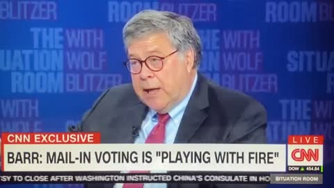 Back When Bill Barr “Knew” Absentee Ballots Were Like Playing With Fire