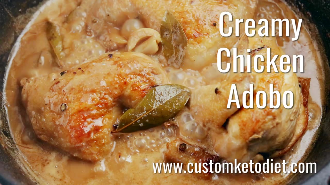 Keto Creamy Chicken Adobo | Easy & Delicious Low-Carb Meal