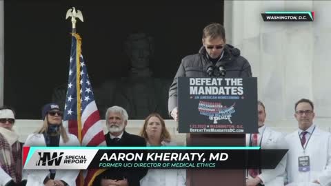 Dr. Aaron Kheriaty on BioEthics and History repeating itself - Stop the Mandates Rally