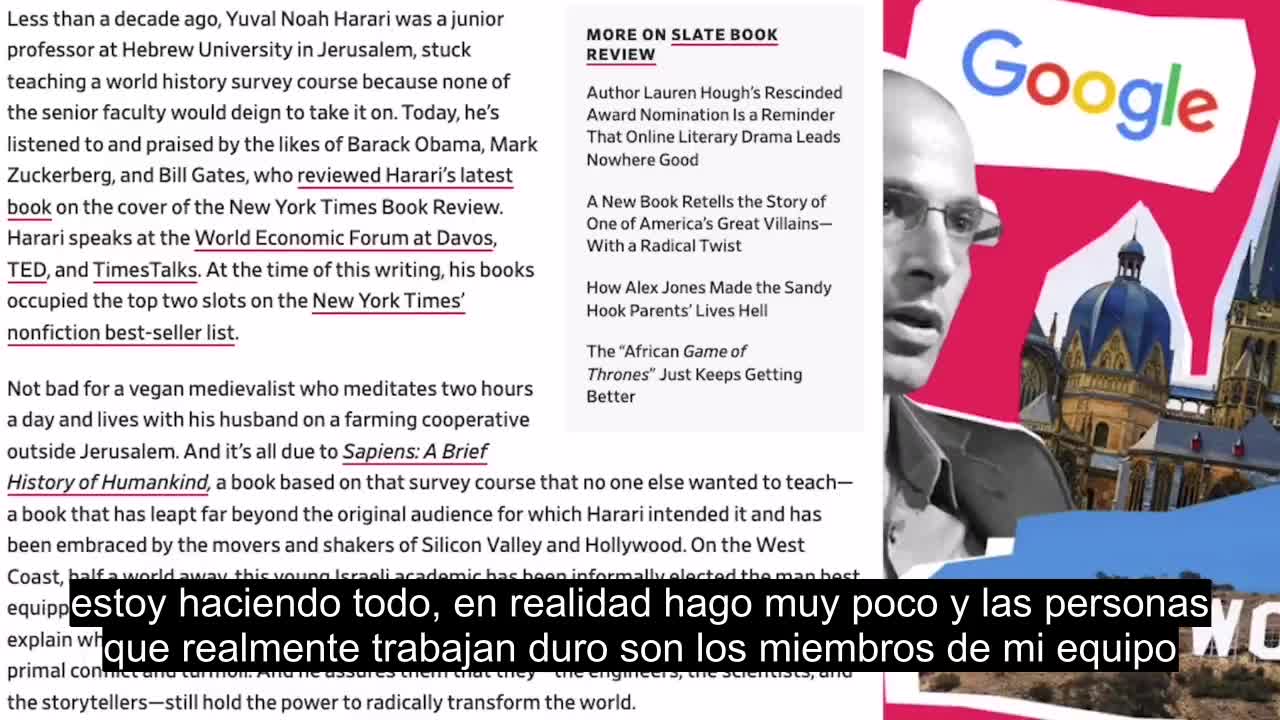 El Dr. Yuval Noah Harari Foro economico mundial, Control de la población; Vigilancia 24/7