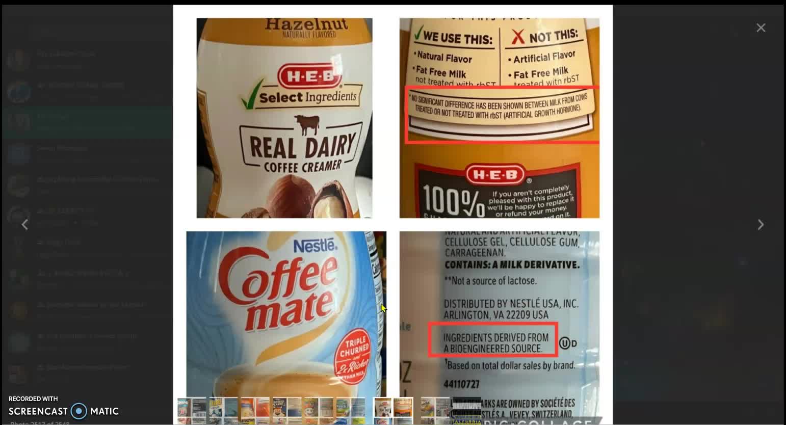 Check your food ingredients folks