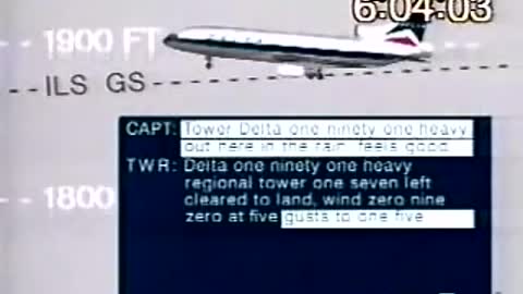 Delta Airlines Flight 191 Crash Animation + CVR