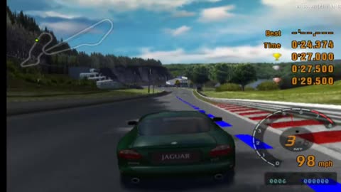 Gran Turismo 3 - License Test A-6 Gameplay(AetherSX2 HD)