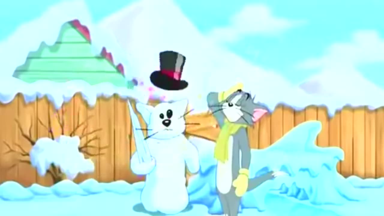 Tom and Jerry | Snowball hits Tom | only on Cartoon network