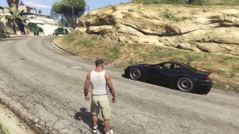 Franklin Got Best And Fastest God Car Uses Magical Painting In Gta V