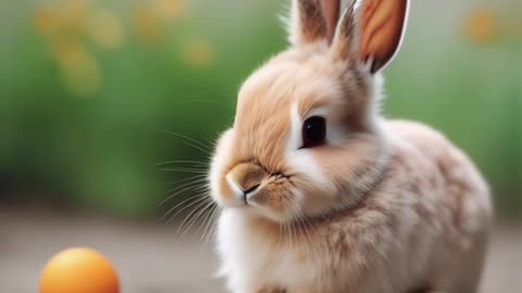 Rabbits are cute