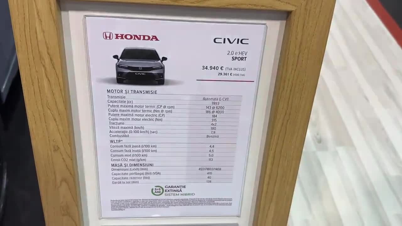 New HONDA CIVIC SPORT 2023 - first REVIEW (exterior, interior, trunk space)-4