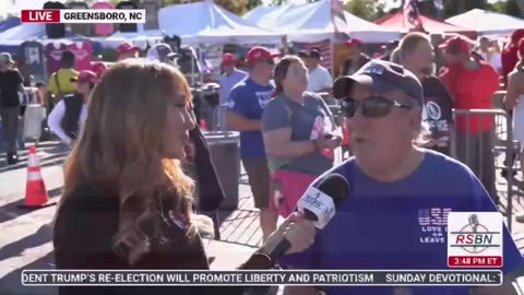 Trump rallygoer: 'If he says no tax on beers, I'll give him two votes'