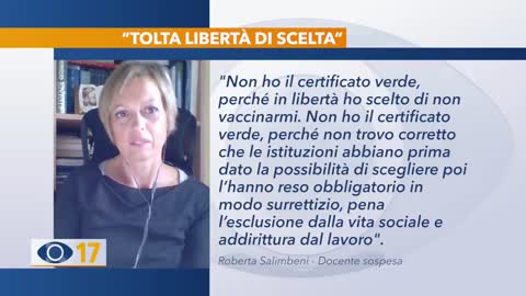 Pass, docente sospesa: "Tolta libertà di scelta"