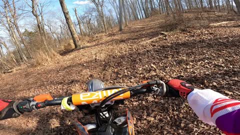 I took my motocross 450 to the trails!