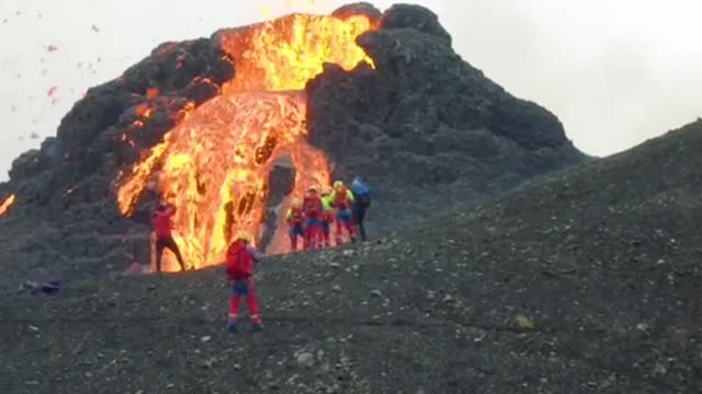 Iceland volcano