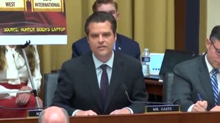 Matt Gaetz NUKES DOJ For Covering Up Hunter Biden Laptop Story