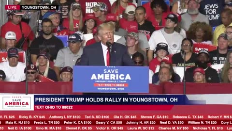 President Donald J. Trump in Youngstown, OH