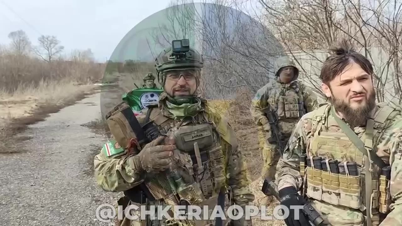 Anti-Putin Chechens Fighting in Belgorod