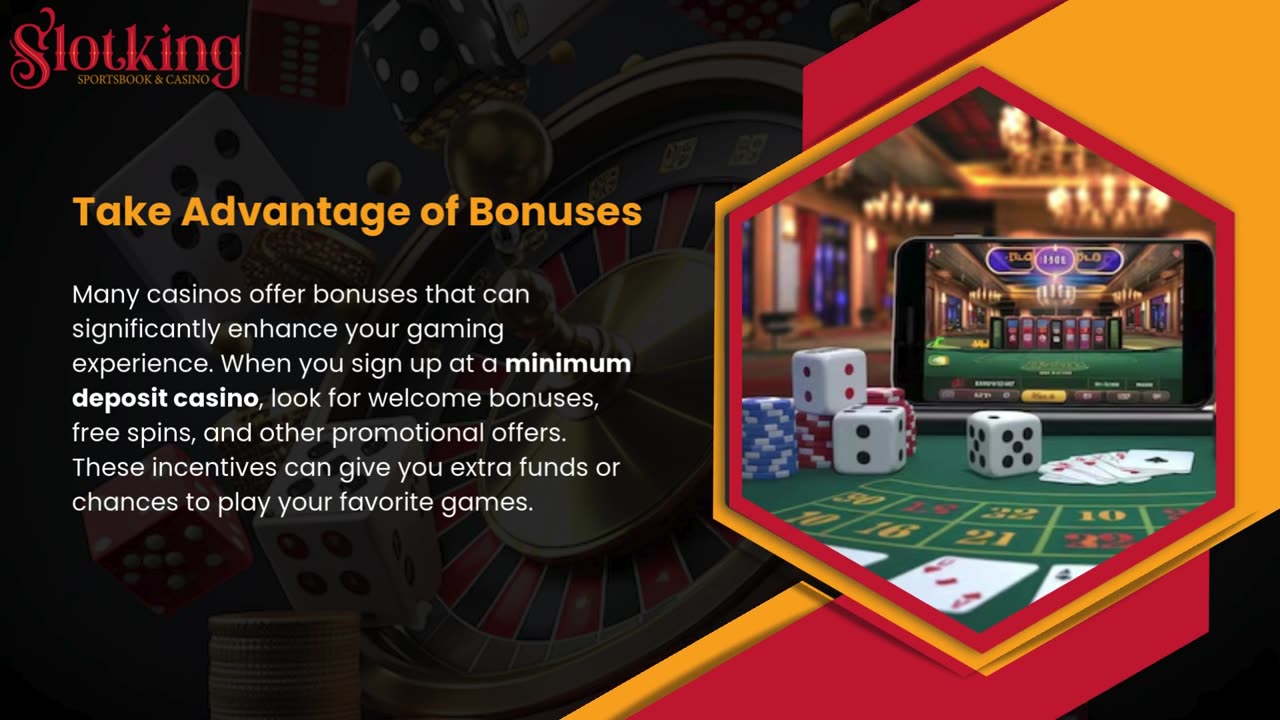 Enjoy Budget-Friendly Gaming: Explore Minimum Deposit Casinos at SlotKing Casino