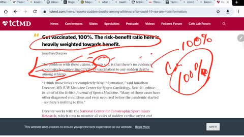 Covid Vaccine Athletic Deaths part 1