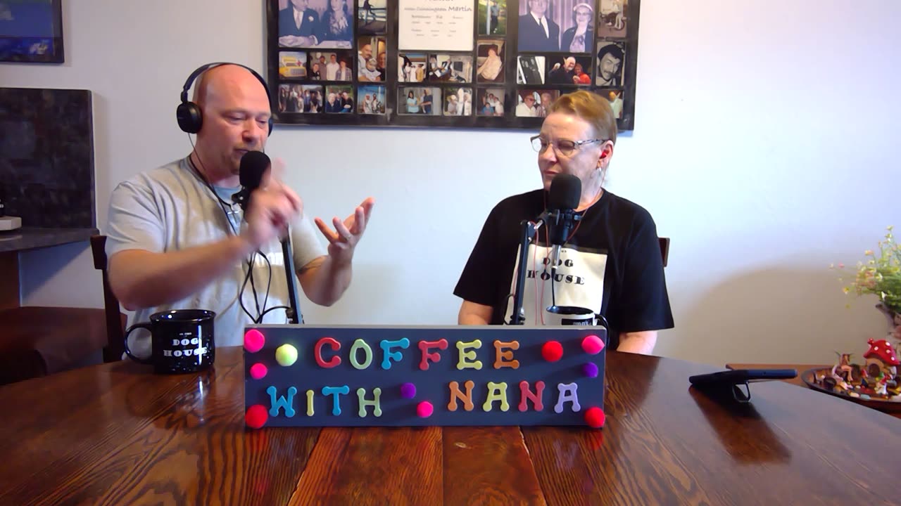 #142 Coffee with Nana. Language warning!!! Chris is getting some s#!t off his chest