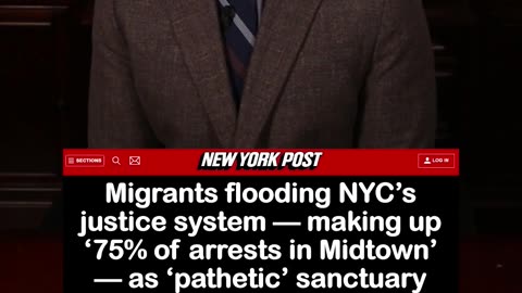 Migrants Flooding NYC’s Justice System Making up 75% of Arrests in Midtown