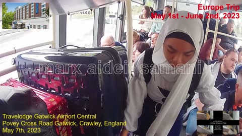 May 7th, 2023 04a GoHoppa bus: Travelodge to LGW