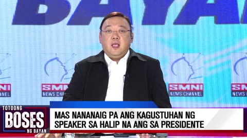 Mas nananaig pa ang kagustuhan ng speaker sa halip na ang presidente