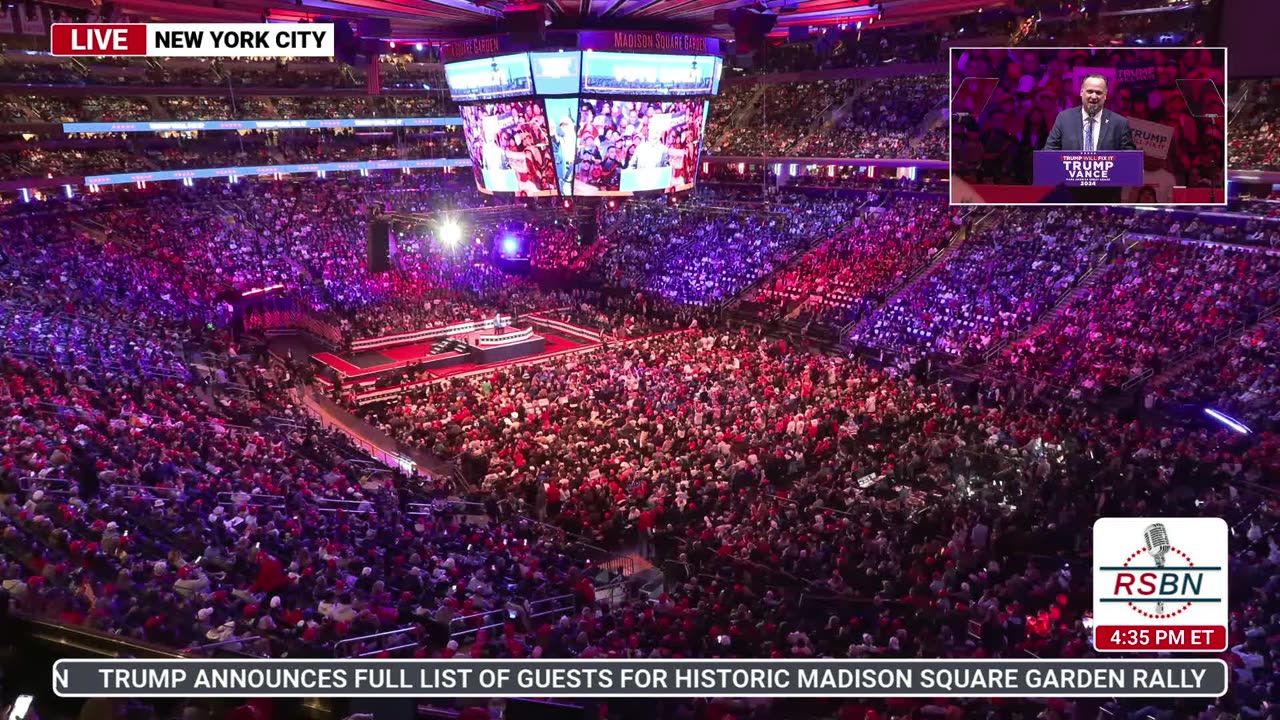 FULL SPEECH: Dan Scavino Delivers Remarks at Madison Square Garden