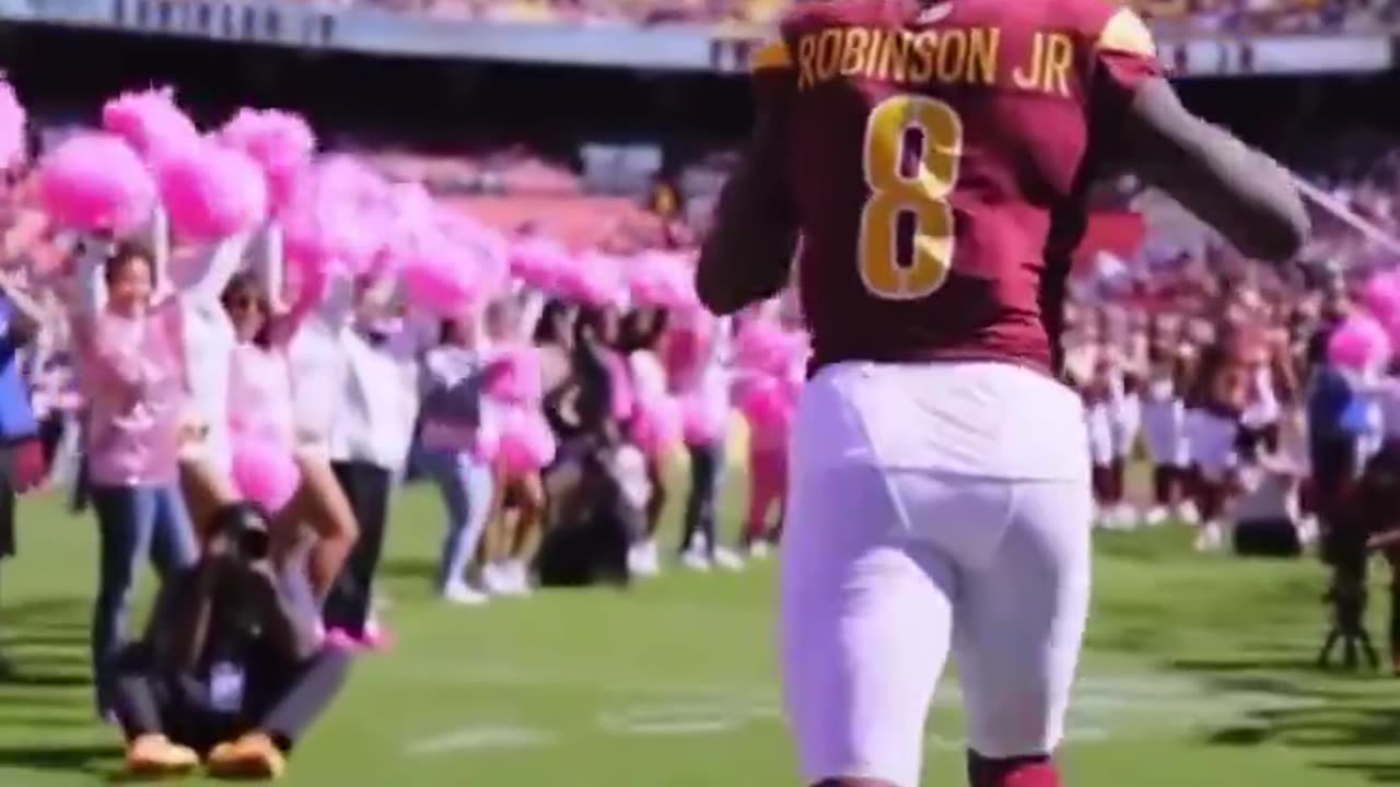 Brian Robinson running out of the tunnel to "Many Men" six weeks after being shot twice in the leg