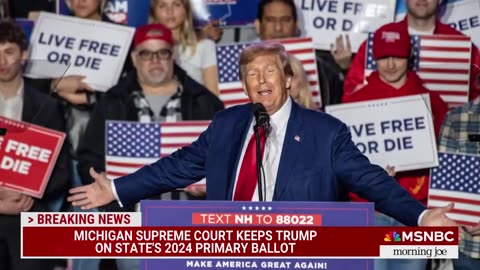 BREAKING: Michigan Supreme Court Rules in Favor of Keeping Trump on Ballot