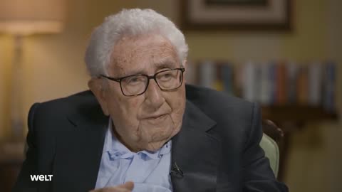 Kissinger at his home and interview with Mathias Döpfner of Springer