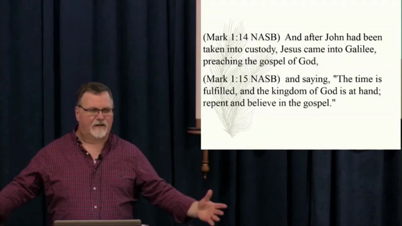 The gospel is not brand new, it's "Repent, for the kingdom of heaven is at hand!"