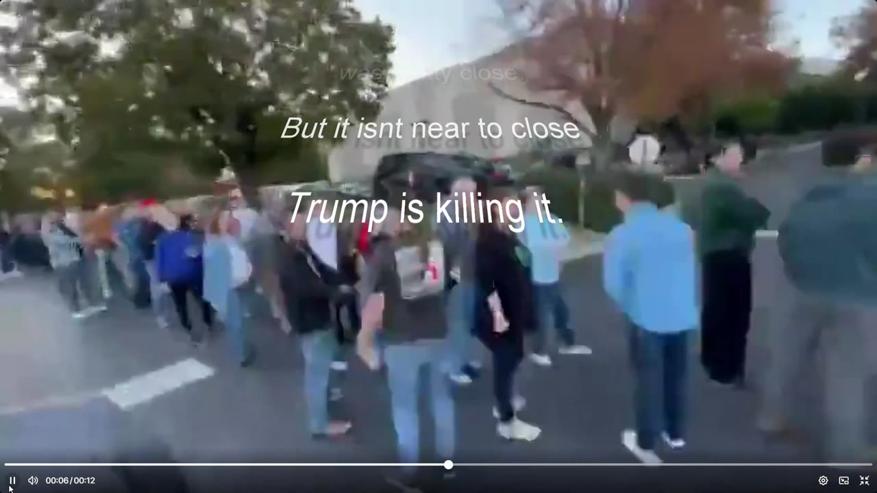 There is NOTHING CLOSE about this election
