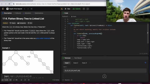 REAL Amateur Attempting LeetCode: 114. Flatten Binary Tree to Linked List | 🔴 Live LeetCode