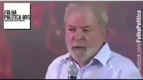 Lula diz que aguenta mais ser chamado de ladrão.