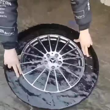 I went to garage, look how they done my tyre