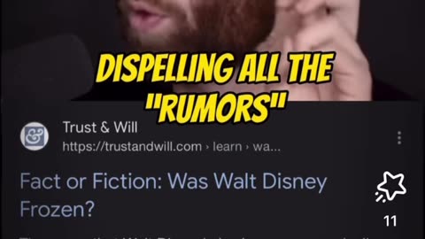 The Movie Frozen was Made to Stop People from searching for Walt Disney Who Really Is Frozen!